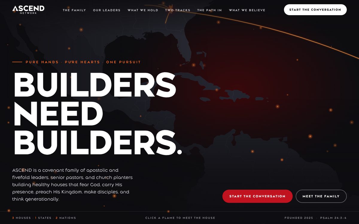 ASCEND Global Network website