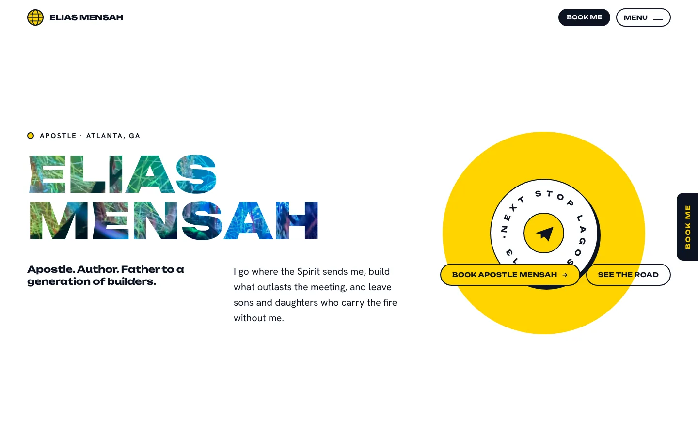 Atlas design, home page preview