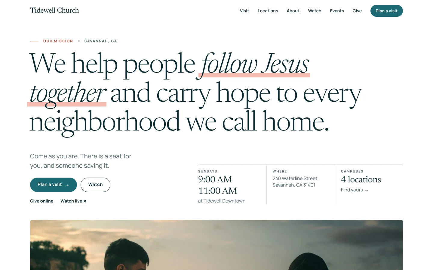 Harbor design, home page preview