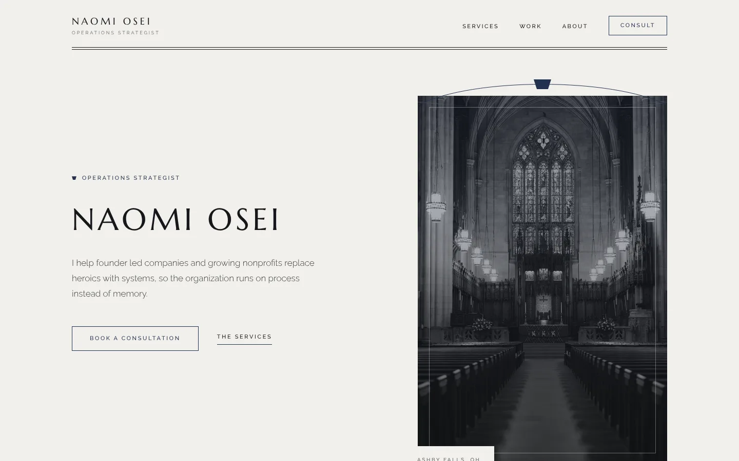 Keystone design, home page preview