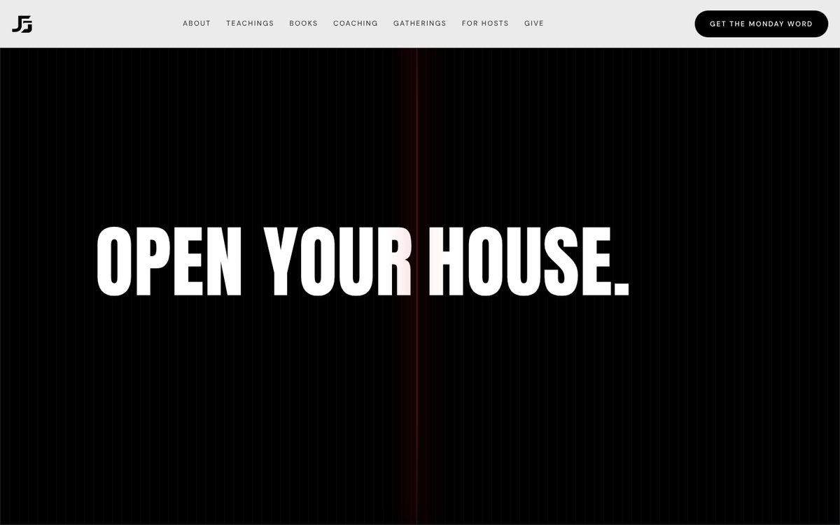 The door opens.