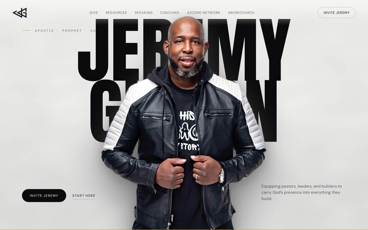 Jeremy Gibson Ministries website