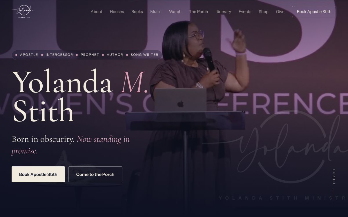 Yolanda Stith Ministries website